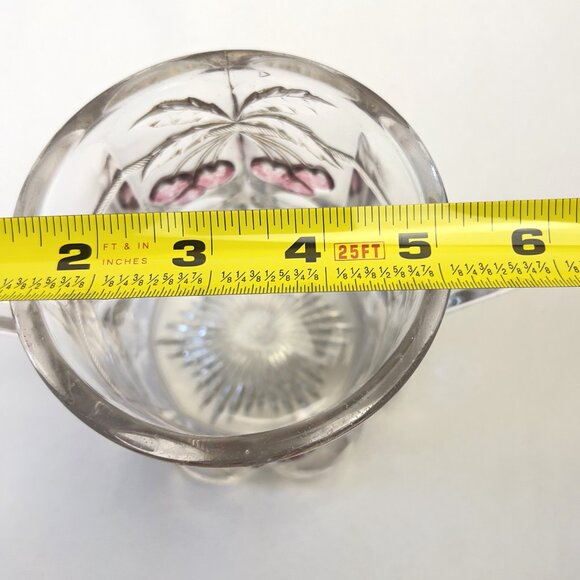 EAPG Antique Northwood Glass Spooner Open Sugar Bowl Cherry & Cable Early 1900s - Picture 9 of 11